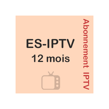 ES-IPTV Abonnement 12 mois