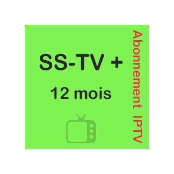 SS-TV+ Abonnement 12 mois