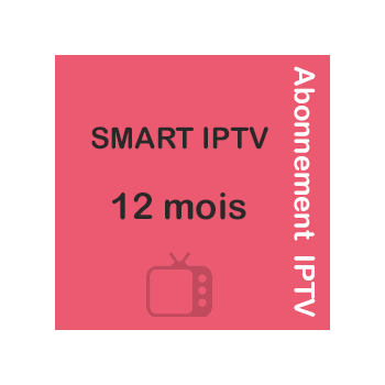 SMART IPTV Abonnement 12 mois